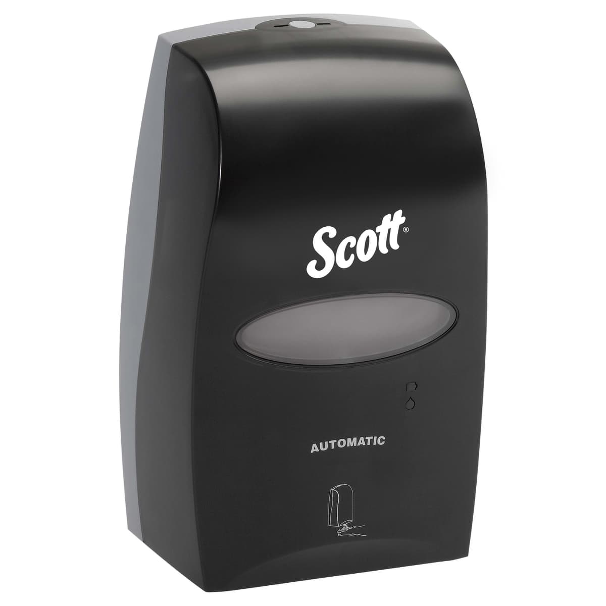 Scott® Essential Hand Sanitizer & Soap Dispenser 1200 mL Black Electronic Surface Mount Cassette 1/Each