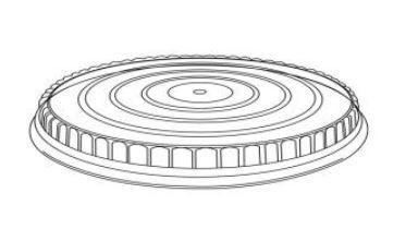 Lid 5 IN OPS Clear For 24 OZ Bowl 50 Count/Pack 8 Packs/Case 400 Count/Case