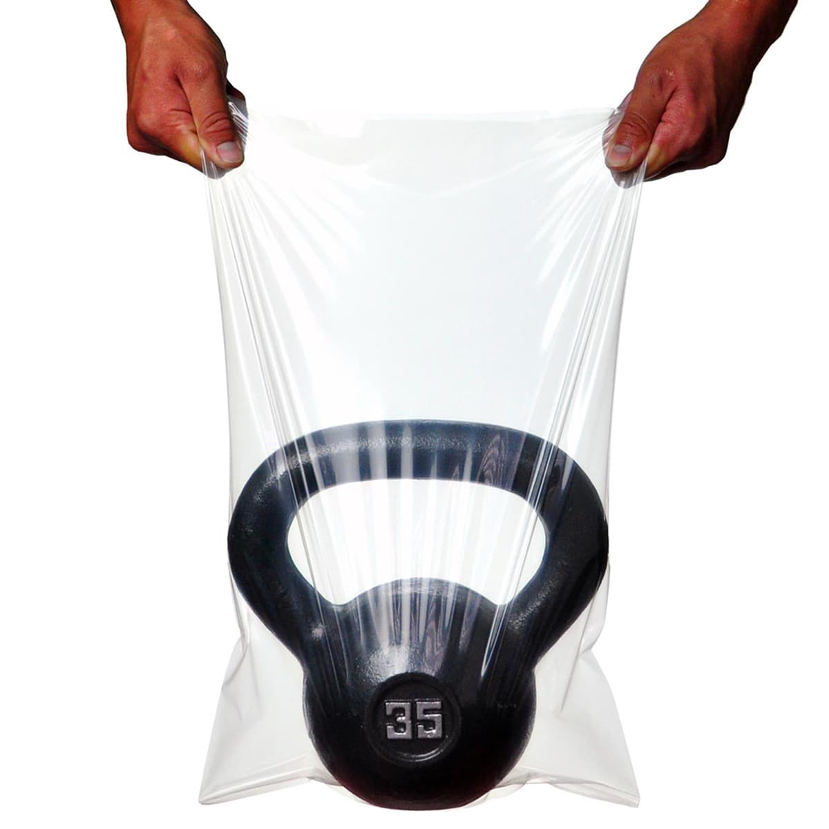 TUF-R® Bag 6X20 IN LLDPE 1MIL Extra Heavy Duty Clear With Open Ended Closure Flat 1000/Case