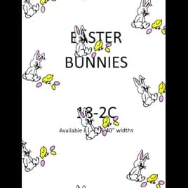 Cellophane Roll 40IN X100FT Easter Bunny 1/Roll