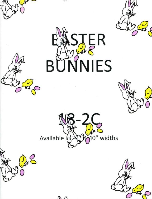 Cellophane Roll 40IN X100FT Easter Bunny 1/Roll