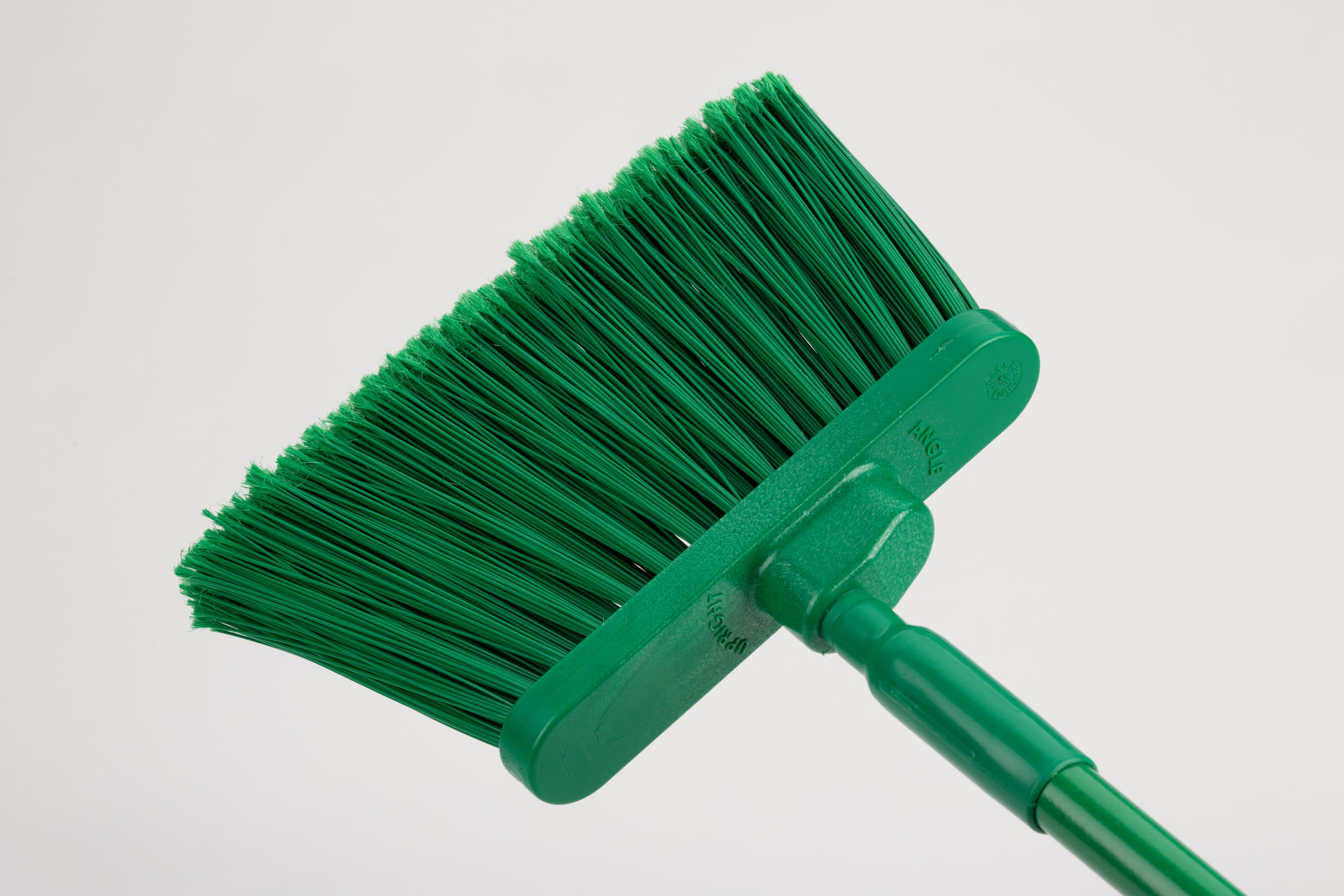 Sparta® Broom 56IN Green PP Polyester Threaded Color-Coded With 12IN Head Angled 1/Each