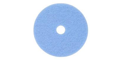 3M™ 3050 Burnishing Pad 27X1 IN Blue Non-Woven Polyester Fiber 1500-3000 RPM Center Hole 5/Case
