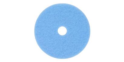 3M™ 3050 Burnishing Pad 27X1 IN Blue Non-Woven Polyester Fiber 1500-3000 RPM Center Hole 5/Case