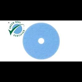3M 3050 Burnishing Pad 27 IN Blue Non-Woven Polyester Fiber 1500-3000 RPM 5/Case