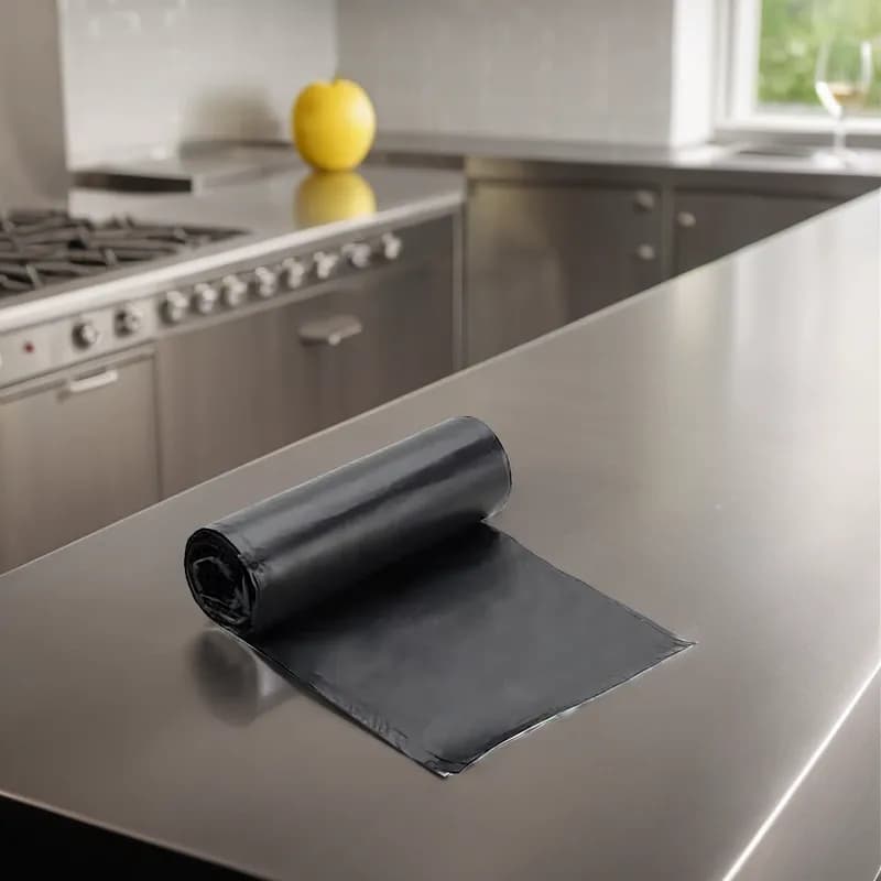 Can Liner 40X48 IN Black HDPE 22MIC Roll 25 Count/Pack 6 Packs/Case 150 Count/Case