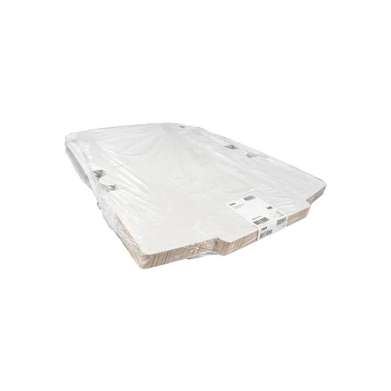 Bakery Box 12X12X6 IN Clay-Coated Kraft Board White Kraft Square Lock Corner Tuck Top 50/Case