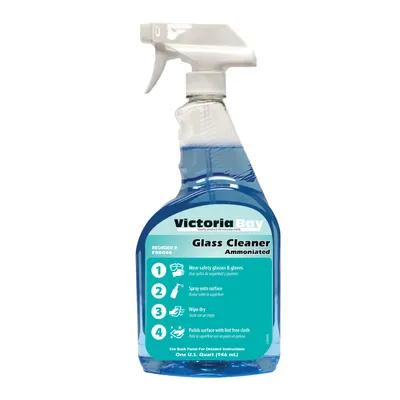 Victoria Bay Glass Cleaner Ammoniated 32 FLOZ 12/Case