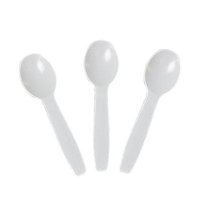 Tasting Spoon 3 IN PP White 3000 Count/Pack 1 Packs/Case 3000 Count/Case
