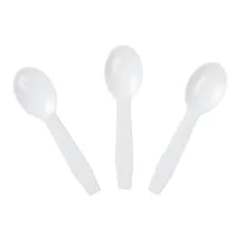 Tasting Spoon 3 IN PP White 3000 Count/Pack 1 Packs/Case 3000 Count/Case