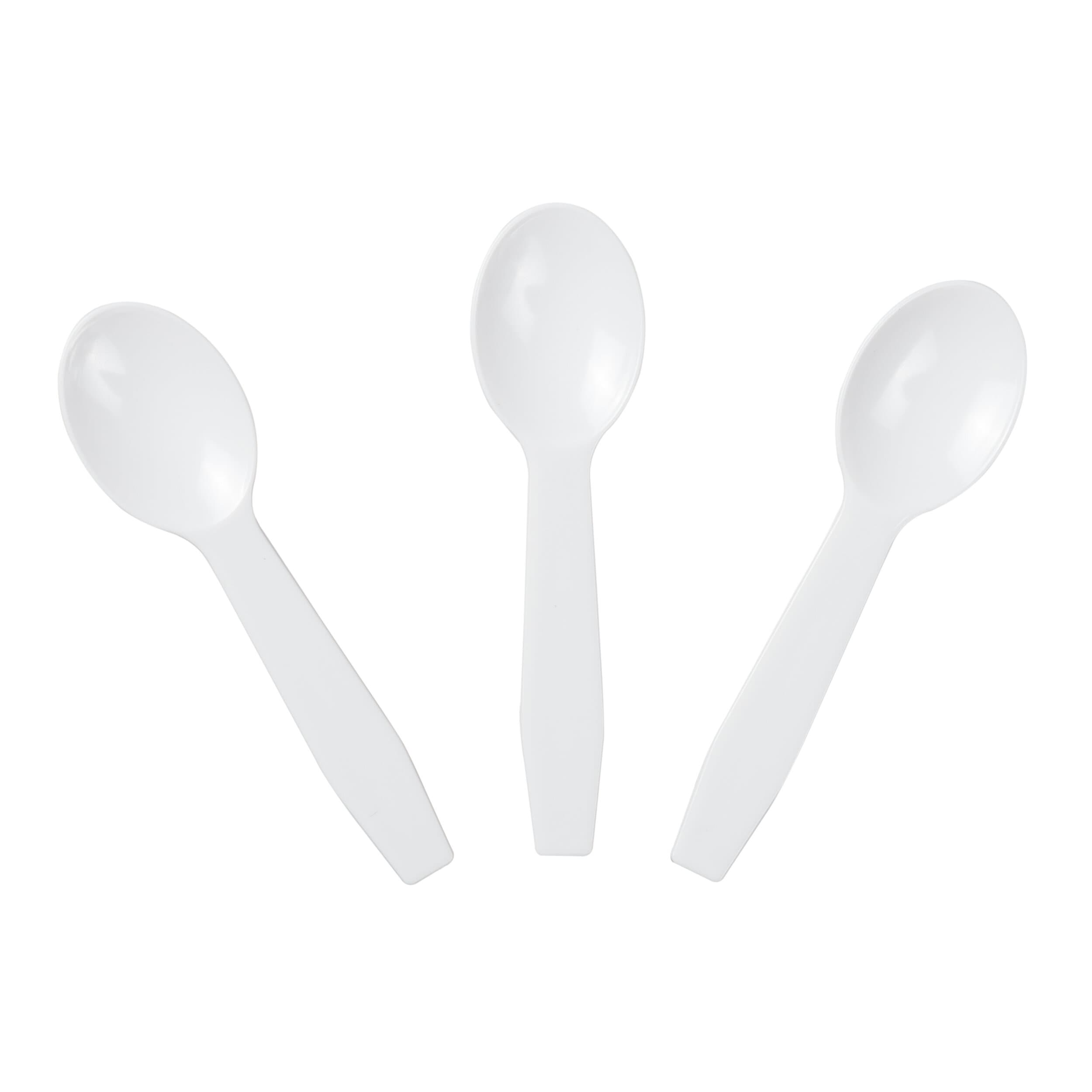 Tasting Spoon 3 IN PP White 3000 Count/Pack 1 Packs/Case 3000 Count/Case
