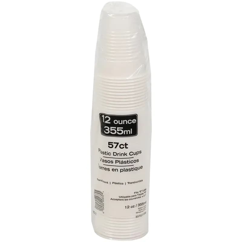 Cold Cup 12 OZ HIPS Translucent 855/Case