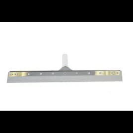 Floor Squeegee Metal Rubber Silver Straight With 18IN Head 1/Each