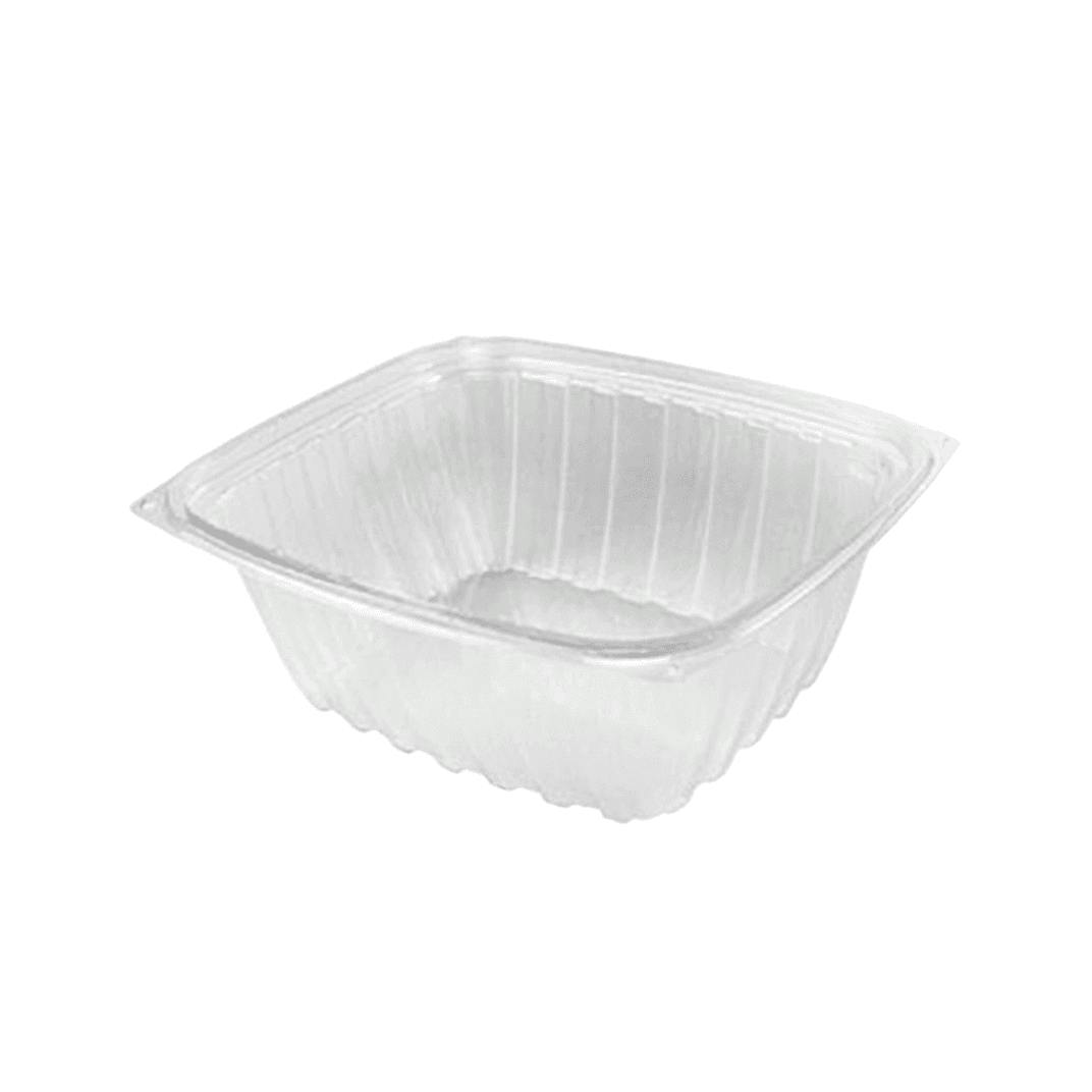 Dart® ClearPac® Deli Container Base & Lid Combo With Flat Lid 32 OZ OPS Clear Rectangle 250/Case