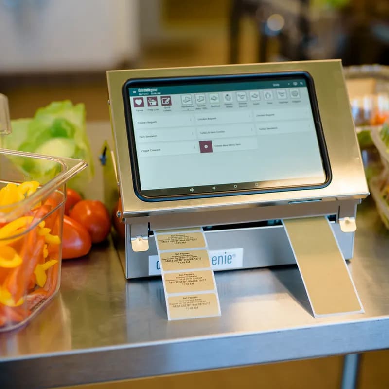 DateCodeGenie® Blank Label 2X1 IN Kraft Permanent Adhesive 1000 Count/Roll 4 Rolls/Case