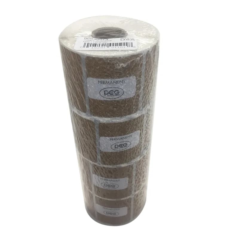 DateCodeGenie® Blank Label 2X1 IN Kraft Permanent Adhesive 1000 Count/Roll 4 Rolls/Case