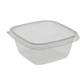 Bowl 16 OZ RPET Clear Square 504/Case