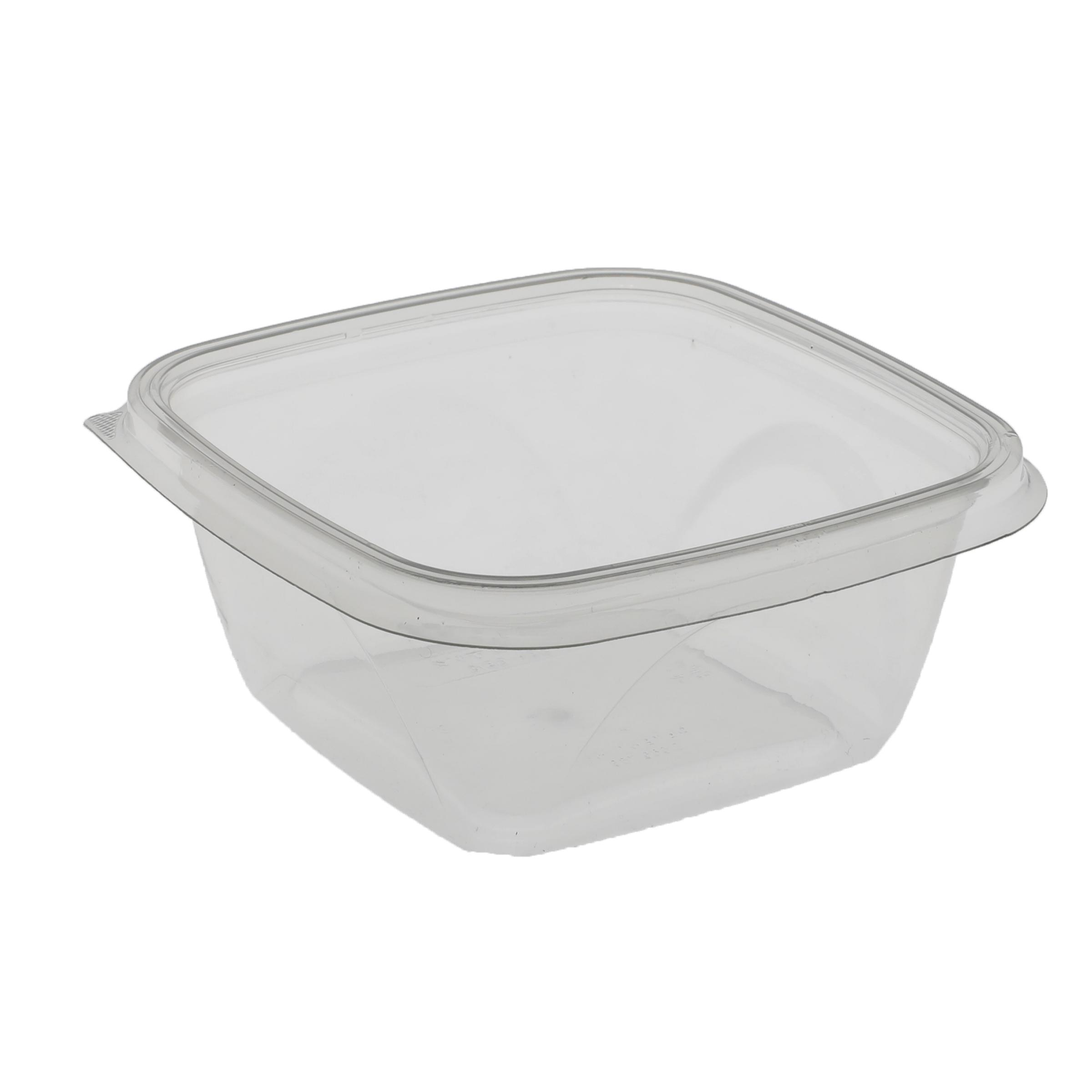 Bowl 16 OZ RPET Clear Square 504/Case