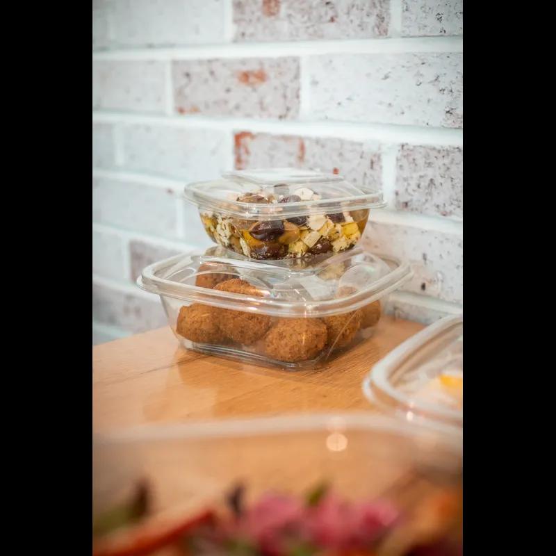 Bowl 16 OZ RPET Clear Square 504/Case