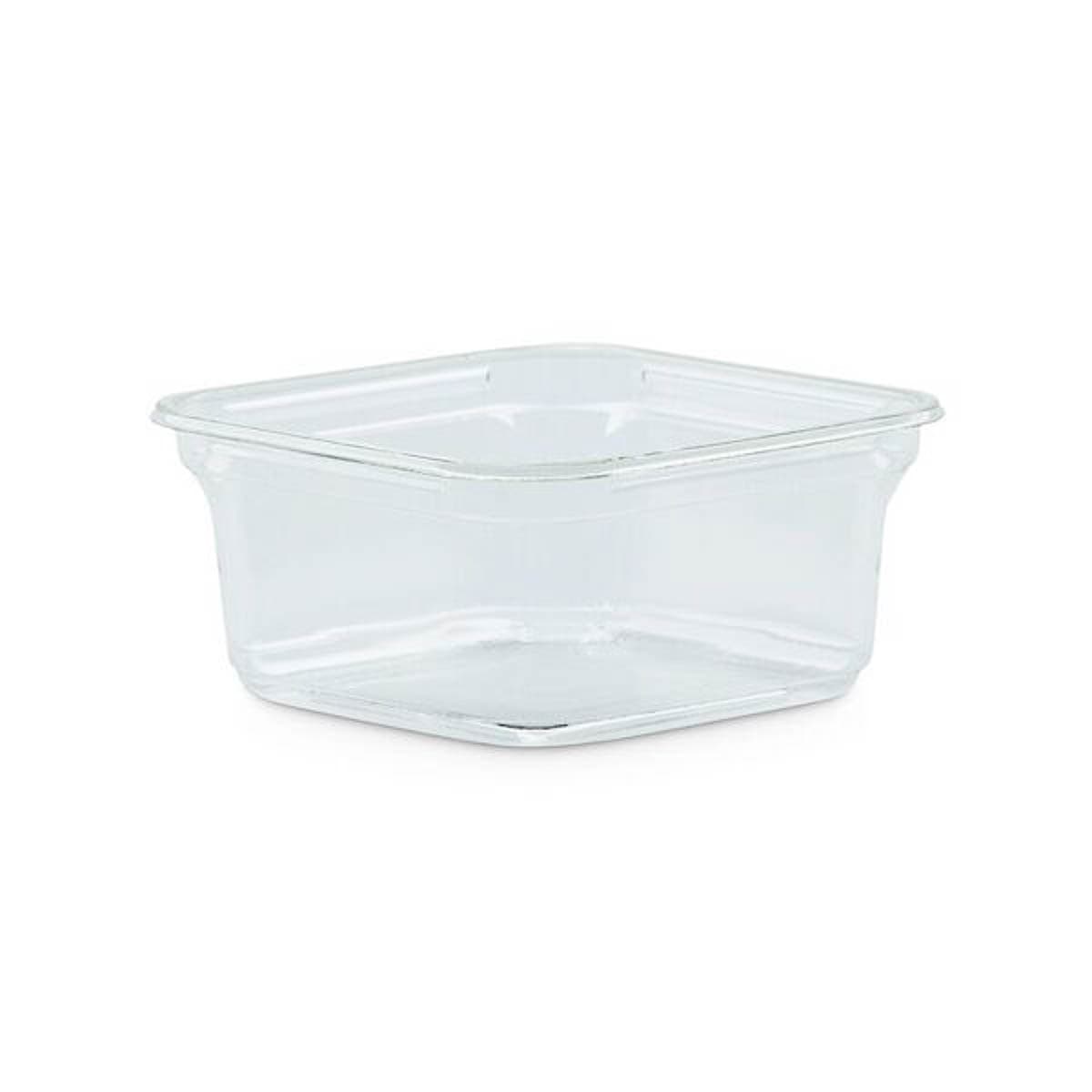 The BOTTLEBOX ® Deli Container Base 12 OZ RPET Clear Square 600/Case