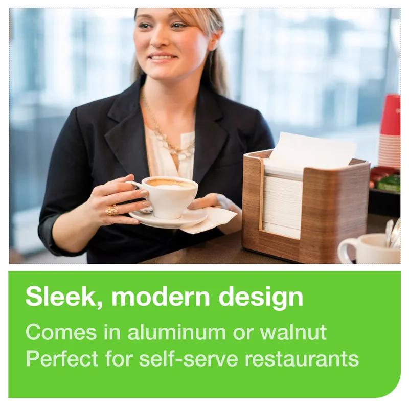 Tork Xpressnap® N4 Napkin Dispenser 5.5X8X7.6 IN Brown Plastic Wood 1/Each