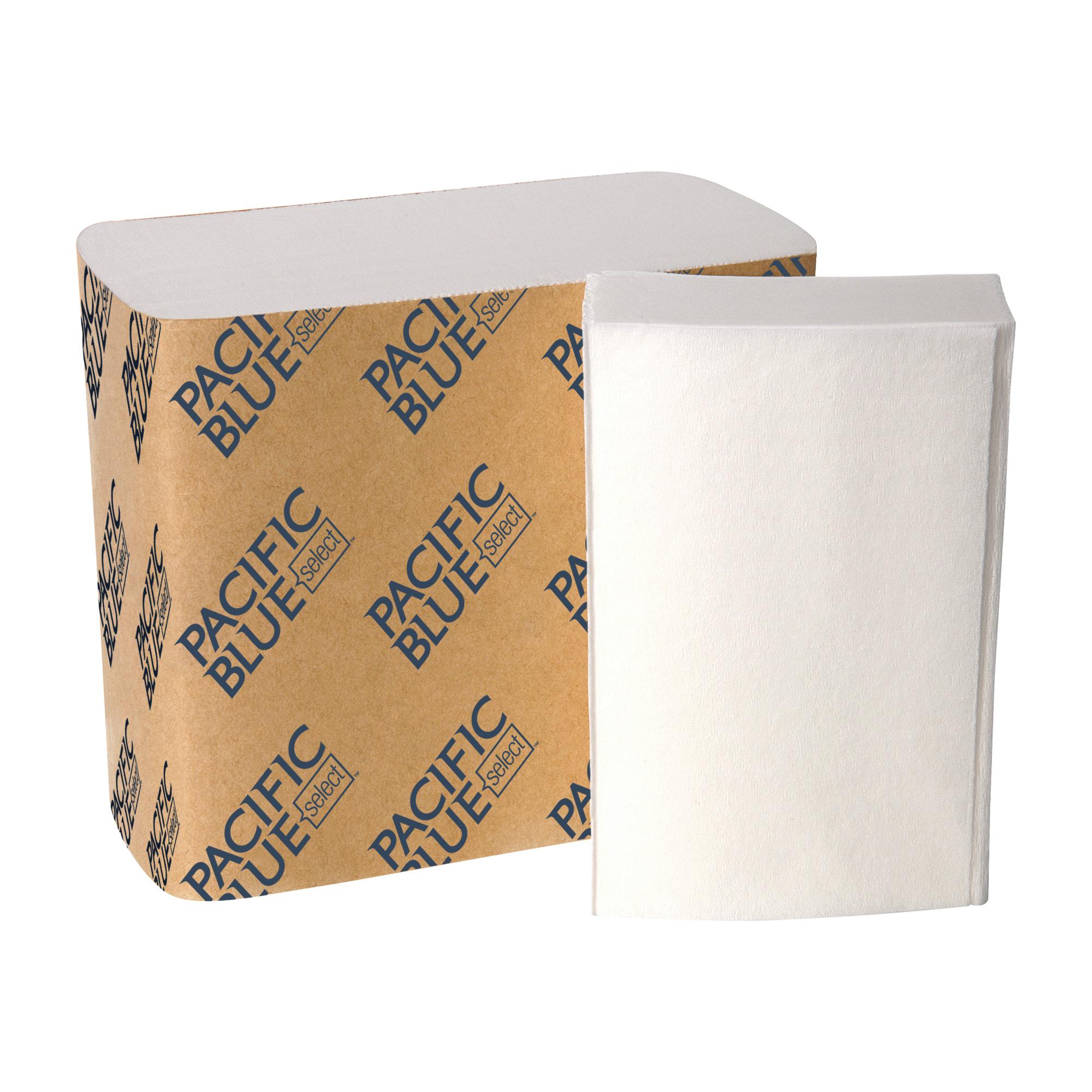 Safe-T-Gard® Door Tissue 10X4 IN 2PLY White 1/4 Fold Refill 200 Sheets/Pack 40 Packs/Case 8000 Sheets/Case