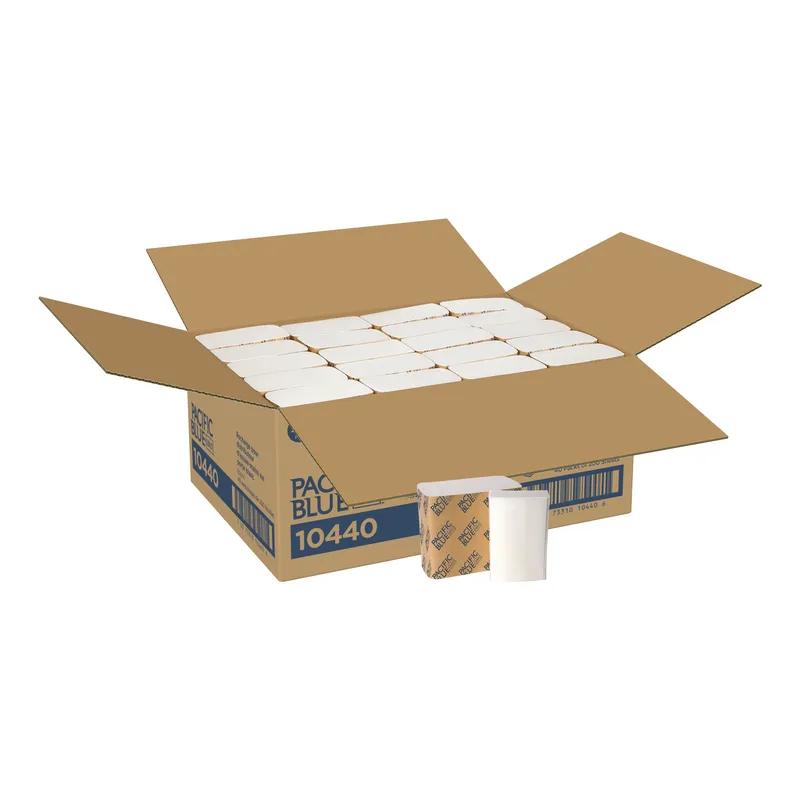 Safe-T-Gard® Door Tissue 10X4 IN 2PLY White 1/4 Fold Refill 200 Sheets/Pack 40 Packs/Case 8000 Sheets/Case