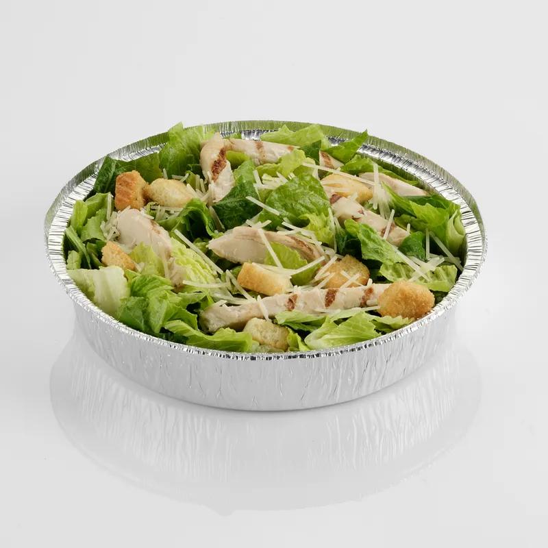 Take-Out Container Base 7 IN Aluminum Silver Round 500/Case