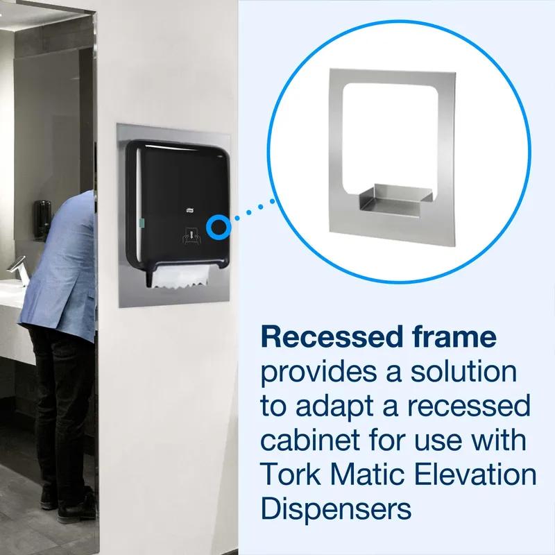 Tork Matic® Elevation Dispenser Filler Panel H1 Metal Stainless Universal 1/Each