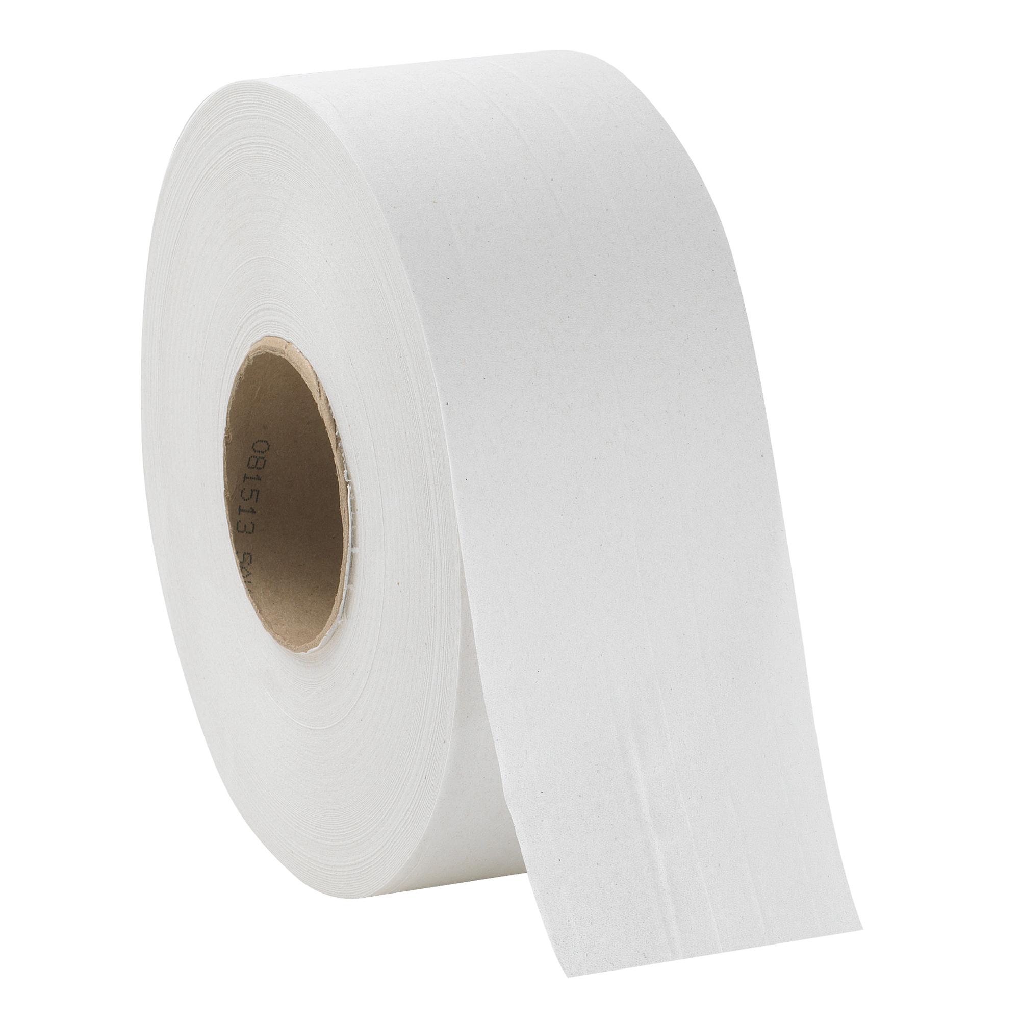 Pacific Blue Basic Toilet Paper & Tissue Roll 3.3IN X2000FT 1PLY White Jumbo Jr (JRT) High Capacity 8 Rolls/Case