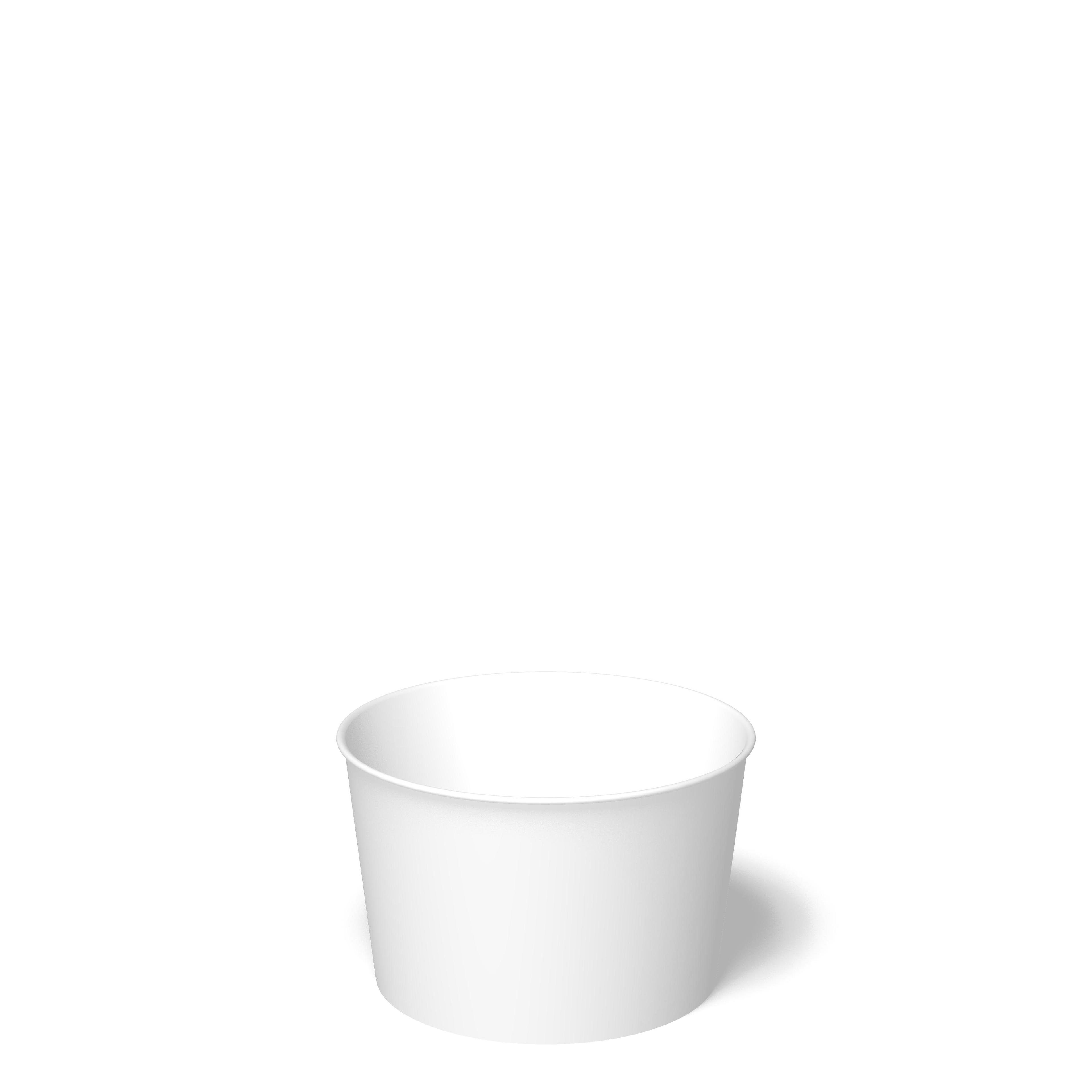 Food Container Base 8 OZ Paper White 1000/Case
