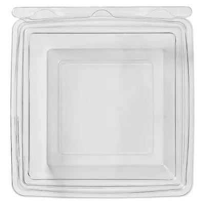 Fresh N' Sealed® Bowl & Lid Combo With Flat Lid Large (LG) 32 OZ PET Clear Square Hinged 140/Case