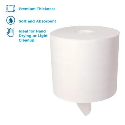 Sofpull® Roll Paper Towel 15X7.8 IN 1PLY White Centerpull 567 Sheets/Roll 4 Rolls/Case 2268 Sheets/Case