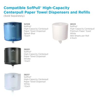 Sofpull® Roll Paper Towel 15X7.8 IN 1PLY White Centerpull 567 Sheets/Roll 4 Rolls/Case 2268 Sheets/Case
