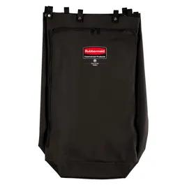 Laundry Hamper 16.5X9X13.50 IN 30 GAL Black Vinyl Leak-Resistant PVC-Lined Zippered Front 1/Each
