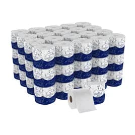 Angel Soft Ultra Professional® Toilet Paper & Tissue Roll 2PLY White Embossed Sheet L x W: 4IN X 4IN 400 Sheets/Roll