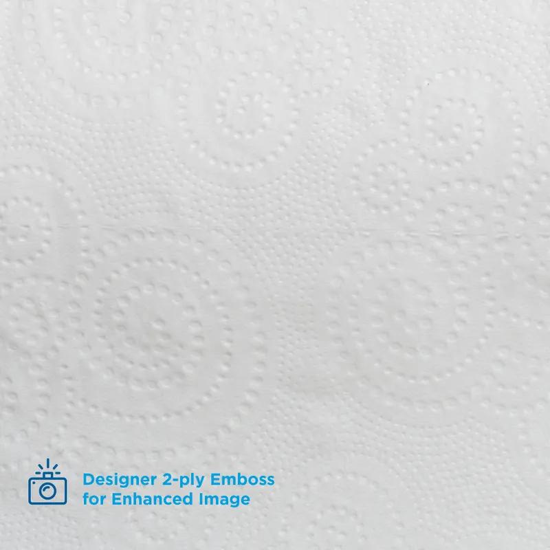 Angel Soft Ultra Professional® Toilet Paper & Tissue Roll 2PLY White Embossed Sheet L x W: 4IN X 4IN 400 Sheets/Roll