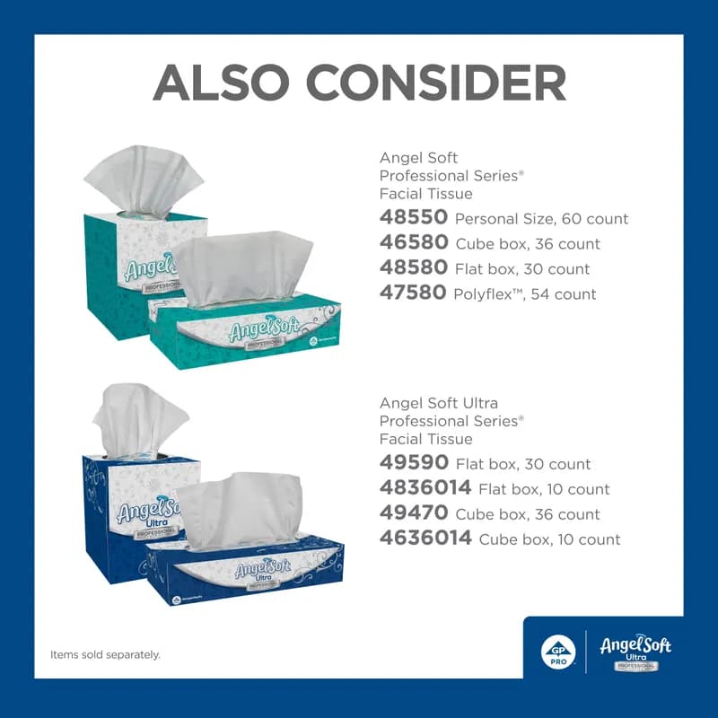 Angel Soft Ultra Professional® Toilet Paper & Tissue Roll 2PLY White Embossed Sheet L x W: 4IN X 4IN 400 Sheets/Roll