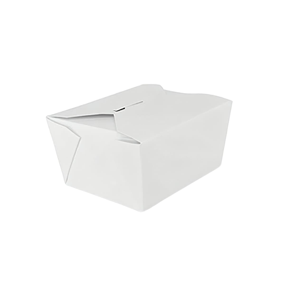 Victoria Bay #3 Take-Out Box Fold-Top 66 OZ Paper White 200/Case