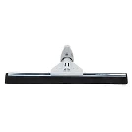 SmartFit Floor Squeegee Heavy Duty Plastic Steel Rubber Gray Black With 30IN Head 1/Each