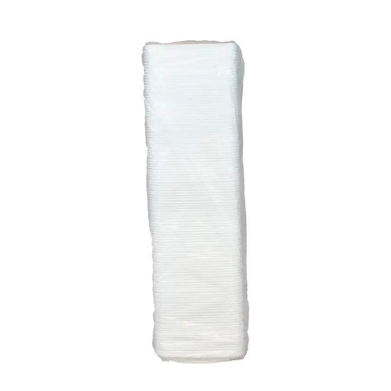 2S Supermarket Tray 8.2X5.7X0.65 IN 1 Compartment Polystyrene Foam White Rectangle 500/Case