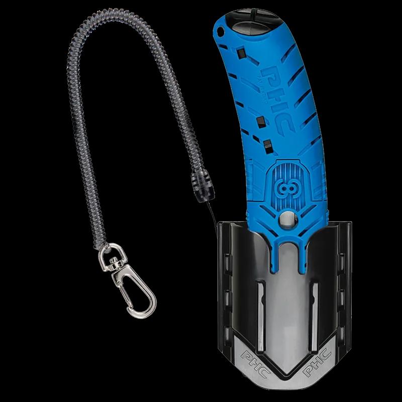 Lanyard Black Coil Clip-On 1/Each