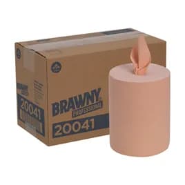 Brawny® Professional Cleaning Towel 13X9.9 IN 1 Orange Centerpull Refill Disposable All Purp 200 Sheets/Roll
