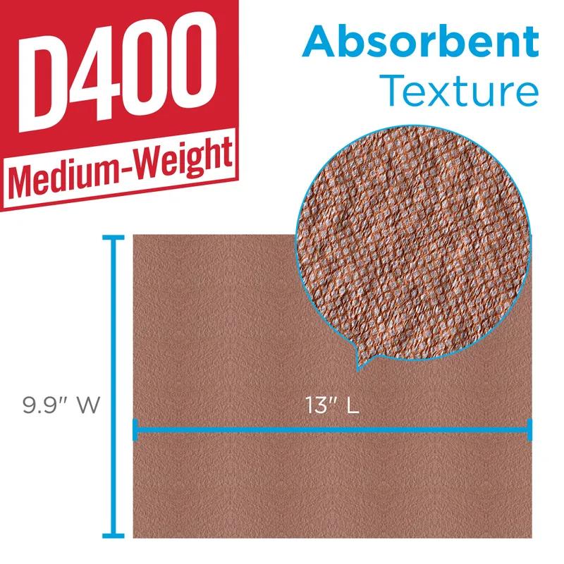 Brawny® Professional Cleaning Towel 13X9.9 IN 1 Orange Centerpull Refill Disposable All Purp 200 Sheets/Roll