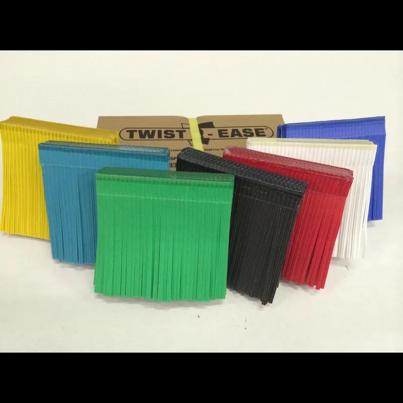 Twist Tie 4 IN Paper Green 4800/Case