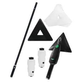 Stingray® Indoor Cleaning Squeegee Kit 5 FT Plastic Black 1/Each