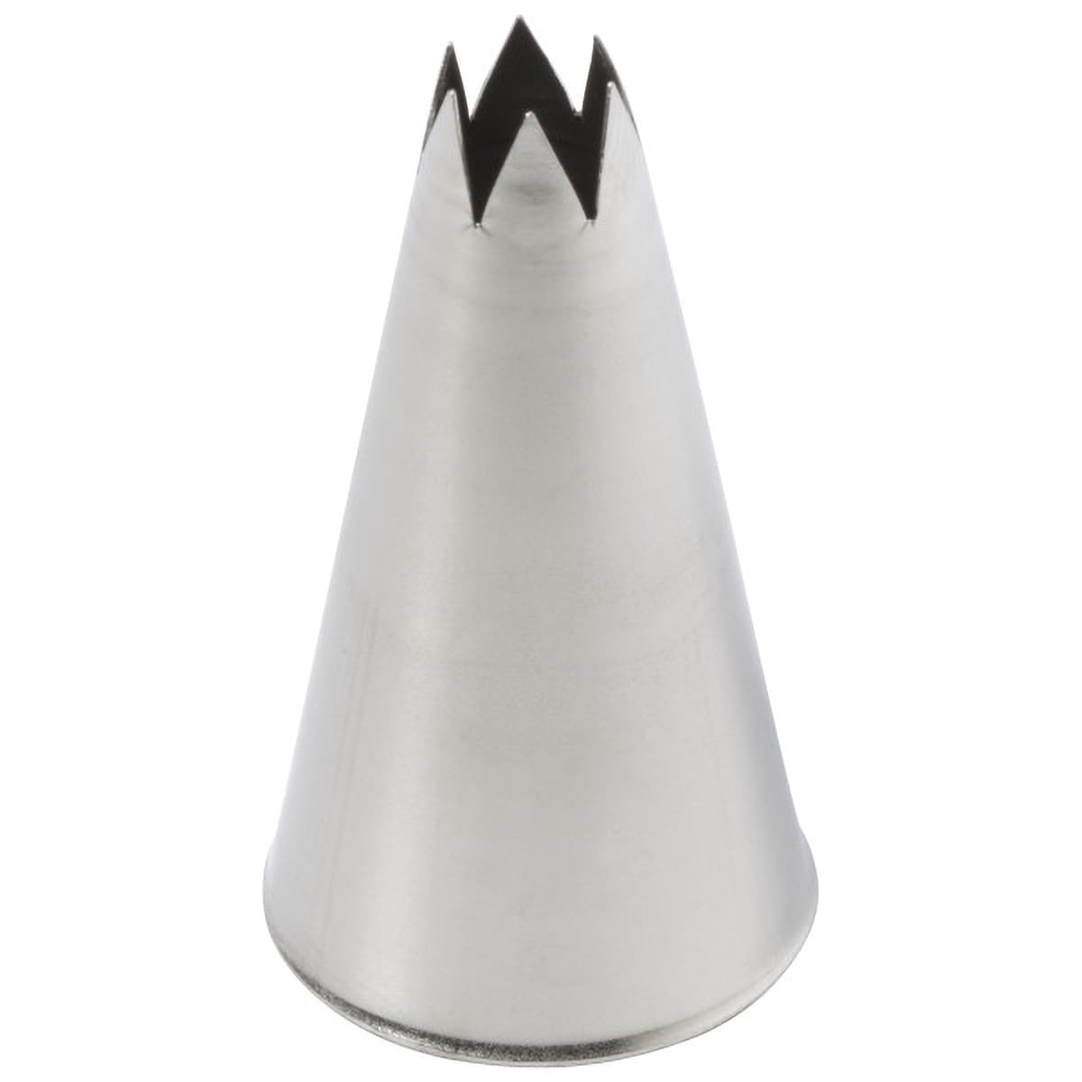 #822 Large Star Piping Tip Metal Silver 2/Pack