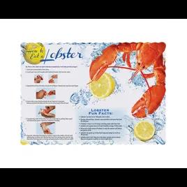 Placemat 9.75X14 IN Lobster Facts Paper 1000/Case