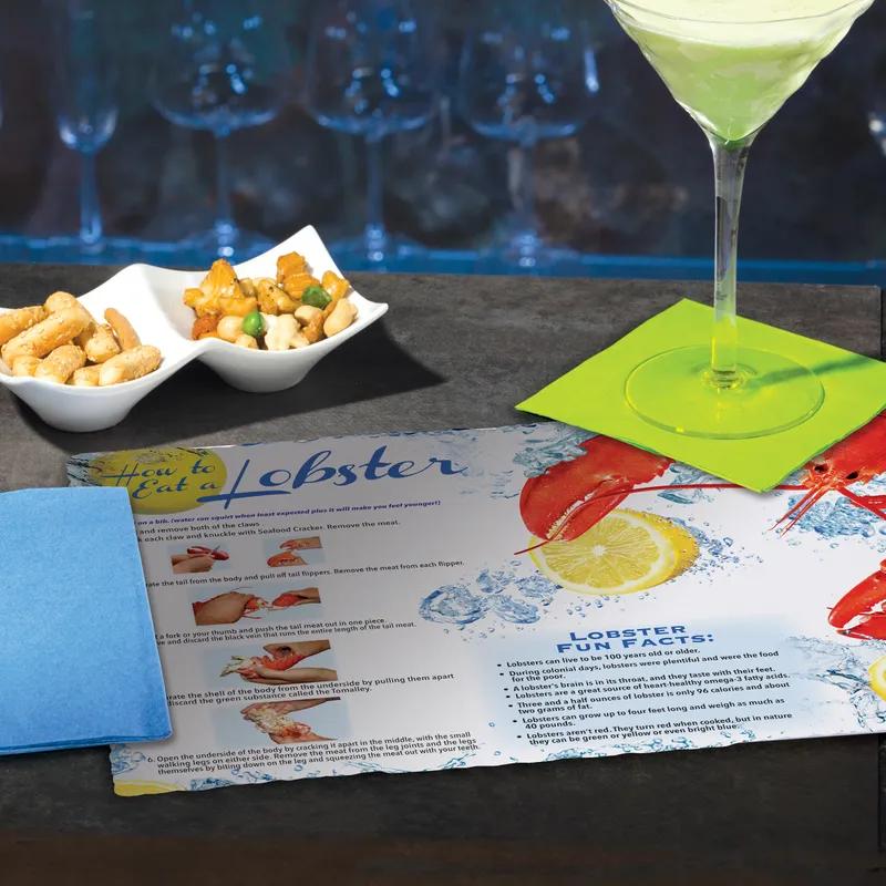 Placemat 9.75X14 IN Lobster Facts Paper 1000/Case