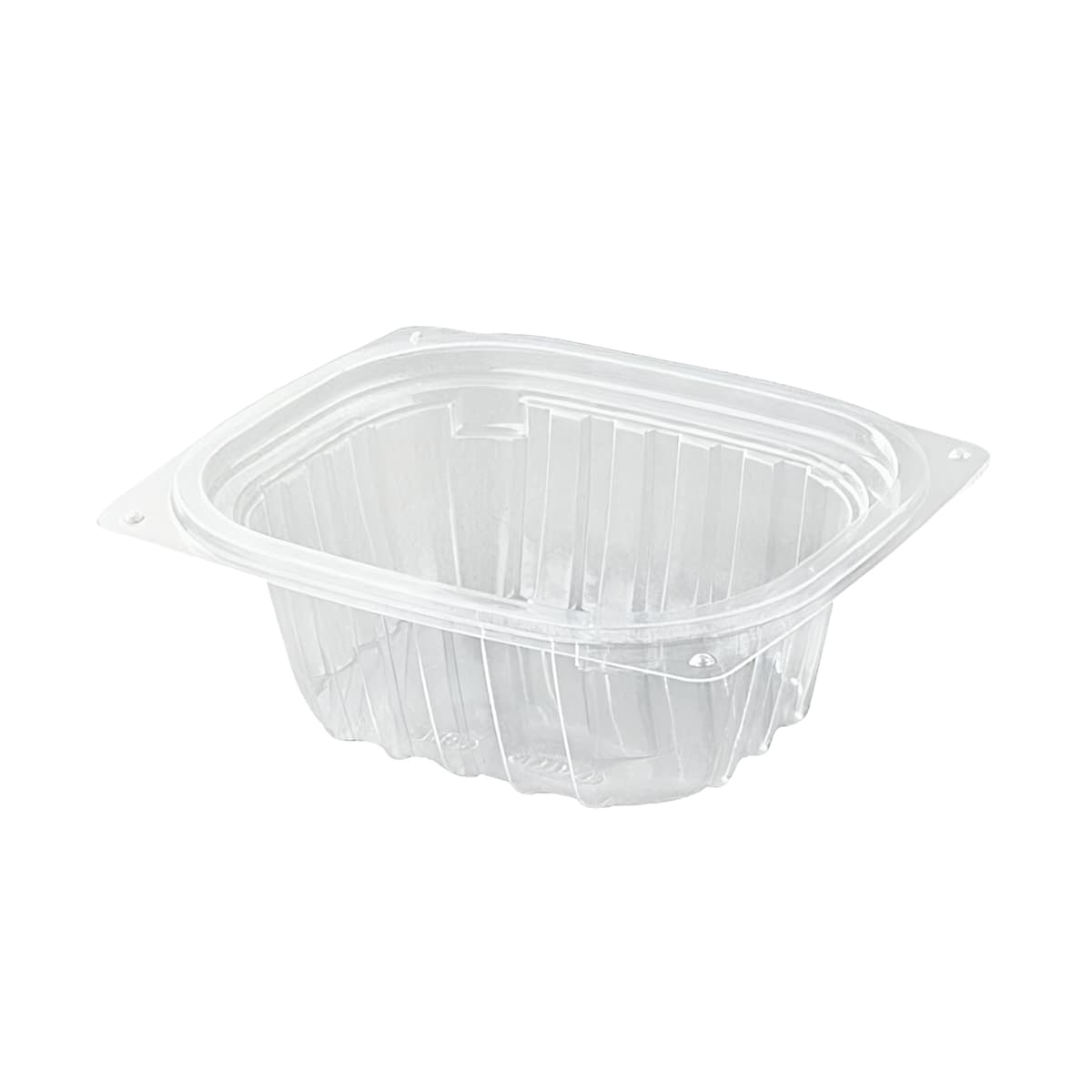 Dart® ClearPac® Deli Container Base & Lid Combo With Flat Lid 16 OZ OPS Clear Rectangle 250/Case